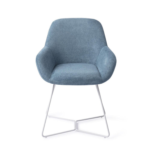 Kushi eetkamerstoel - Ocean Eyes, Beehive White - {{ product.type }} - Kas20