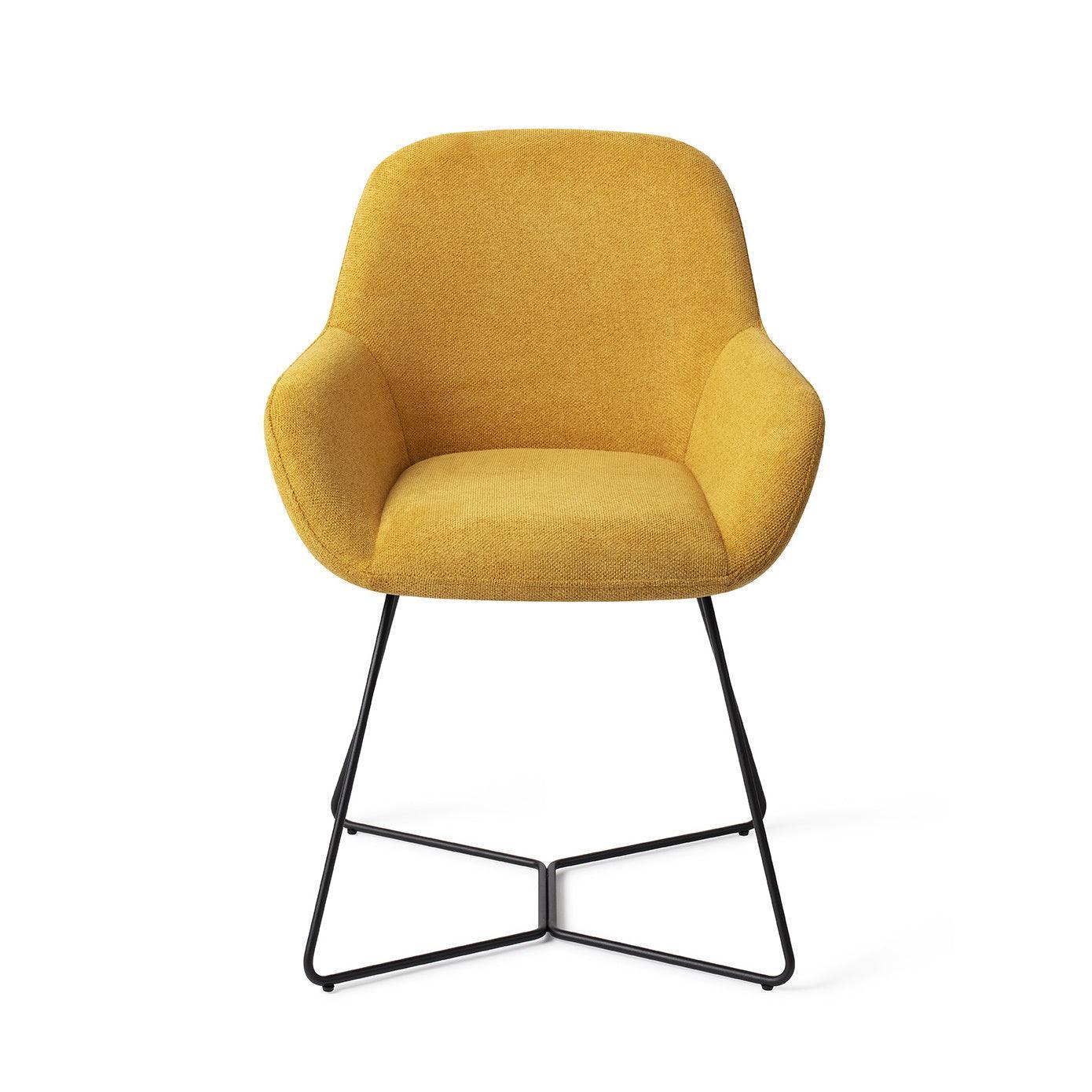 Kushi eetkamerstoel - Sweet Corn, Beehive Black - {{ product.type }} - Kas20