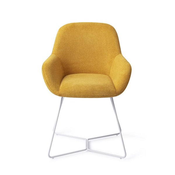 Kushi eetkamerstoel - Sweet Corn, Beehive White - {{ product.type }} - Kas20