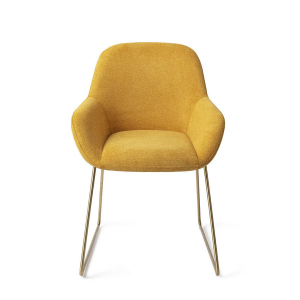 Kushi eetkamerstoel - Sweet Corn, Slide Gold - {{ product.type }} - Kas20
