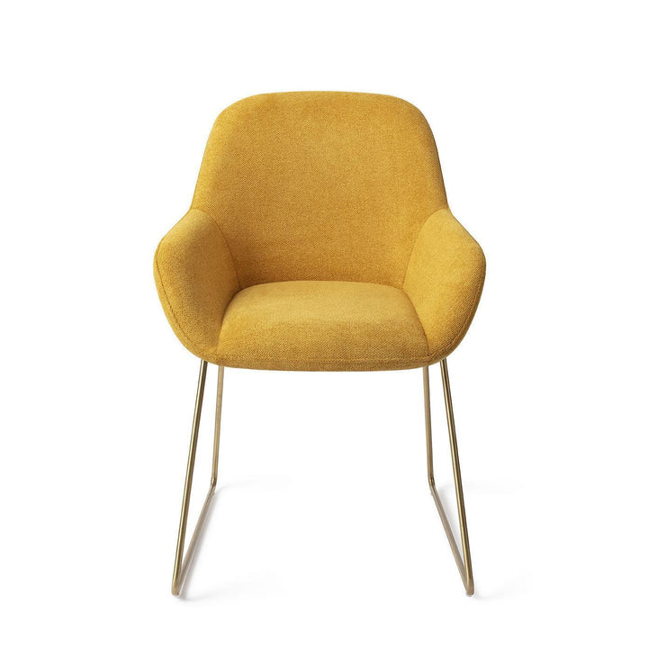 Kushi eetkamerstoel - Sweet Corn, Slide Gold - {{ product.type }} - Kas20
