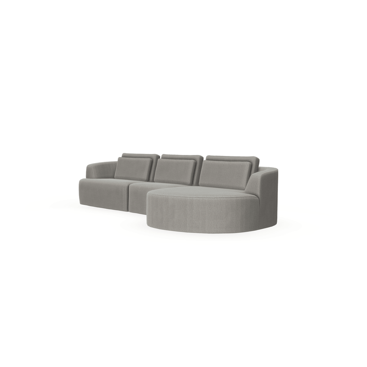 Levi Bank 1,5 XL zits links + 1,5 zits + Divian rechts - {{ product.type }} - Kas20