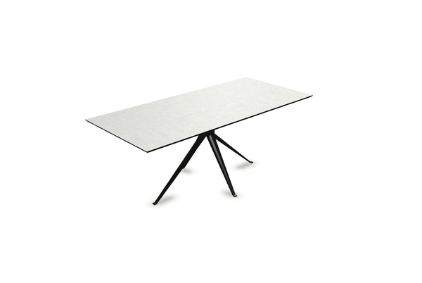 Melamine eettafel beton licht - Recht - Anna onderstel - {{ product.type }} - Kas20