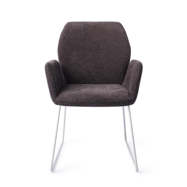 Misaki eetkamerstoel - Almost Black, Slide White - {{ product.type }} - Kas20