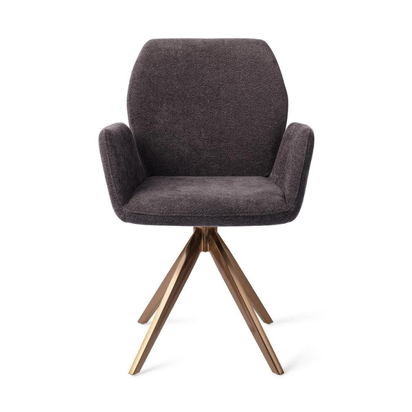 Misaki eetkamerstoel - Almost Black, Turn Rose - {{ product.type }} - Kas20