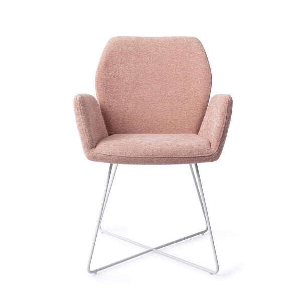 Misaki eetkamerstoel - Anemone, Cross White - {{ product.type }} - Kas20