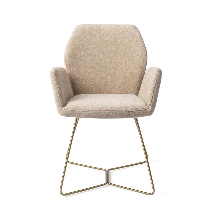 Misaki eetkamerstoel - Funky Fudge, Beehive Gold - {{ product.type }} - Kas20