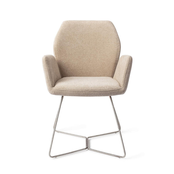 Misaki eetkamerstoel - Funky Fudge, Beehive Steel - {{ product.type }} - Kas20