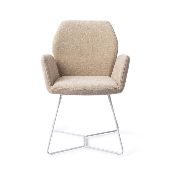 Misaki eetkamerstoel - Funky Fudge, Beehive White - {{ product.type }} - Kas20