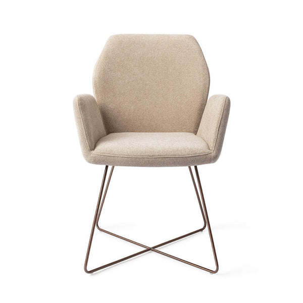 Misaki eetkamerstoel - Funky Fudge, Cross Rose - {{ product.type }} - Kas20