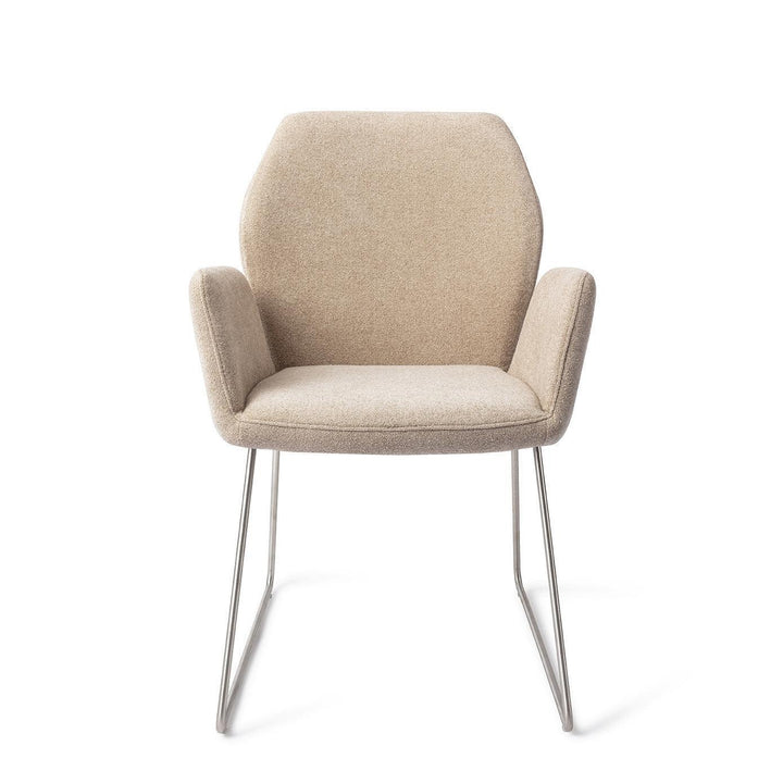 Misaki eetkamerstoel - Funky Fudge, Slide Steel - {{ product.type }} - Kas20