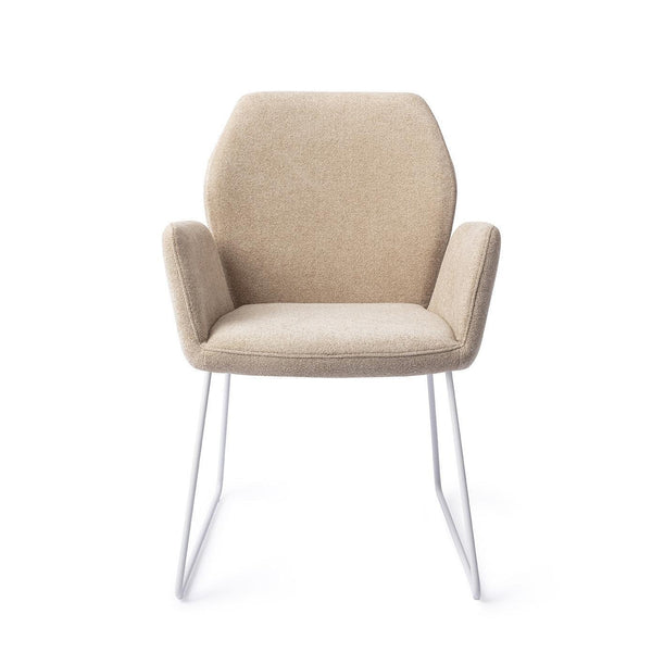 Misaki eetkamerstoel - Funky Fudge, Slide White - {{ product.type }} - Kas20
