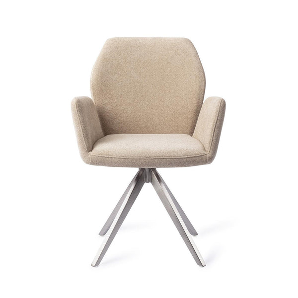 Misaki eetkamerstoel - Funky Fudge, Turn Steel - {{ product.type }} - Kas20