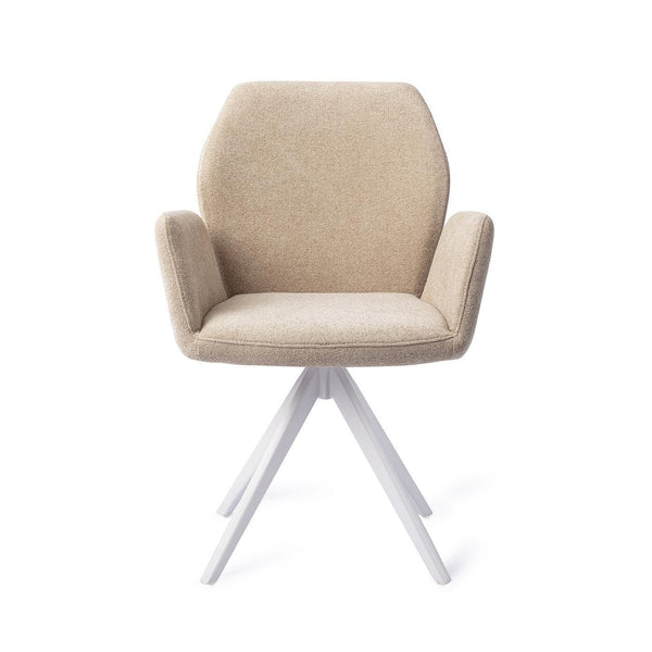 Misaki eetkamerstoel - Funky Fudge, Turn White - {{ product.type }} - Kas20