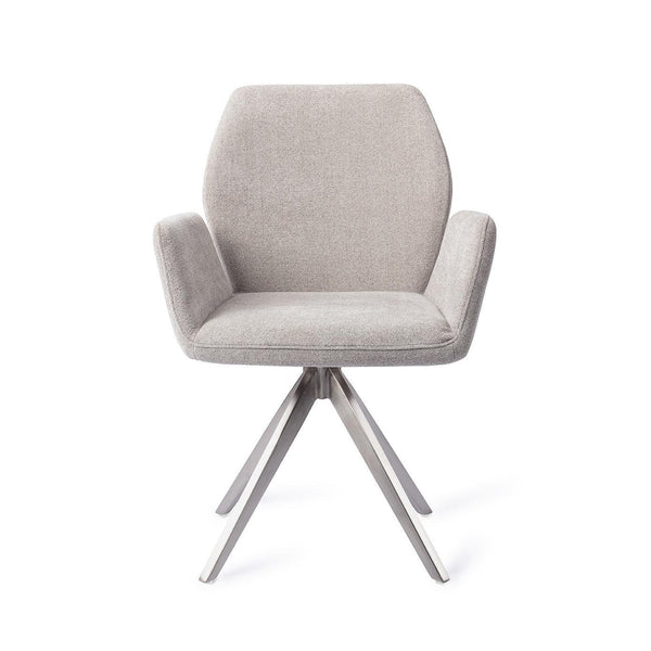 Misaki eetkamerstoel - Pretty Plaster, Turn Steel - {{ product.type }} - Kas20