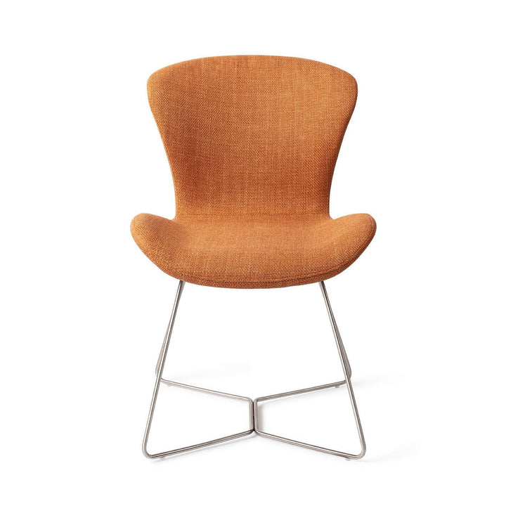 Moji Flax and Hay Eetkamerstoel - Beehive Steel - {{ product.type }} - Kas20
