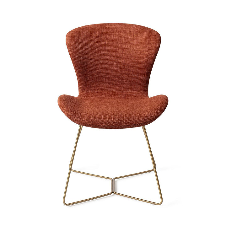 Moji Happy Hazel Eetkamerstoel - Beehive Gold - {{ product.type }} - Kas20