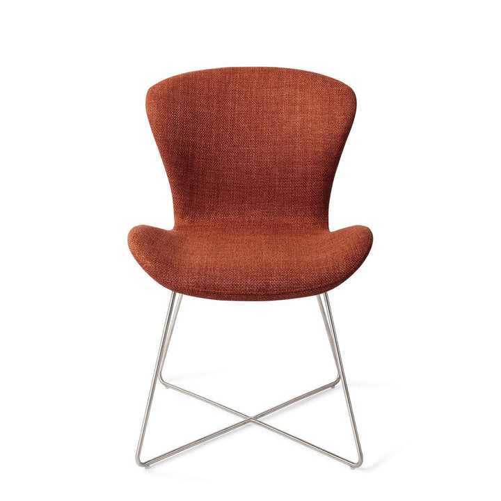 Moji Happy Hazel Eetkamerstoel - Cross Steel - {{ product.type }} - Kas20