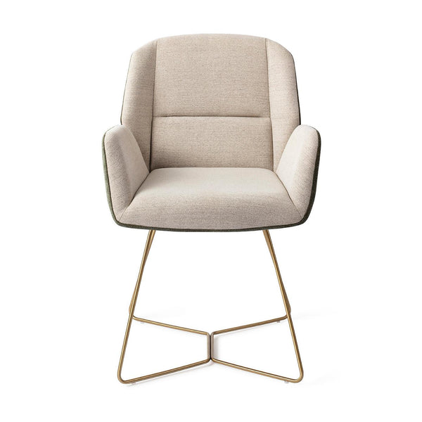 Myoko Popeye Eetkamerstoel - Beehive Gold - {{ product.type }} - Kas20
