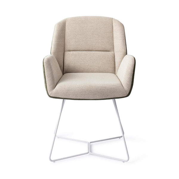Myoko Popeye Eetkamerstoel - Beehive White - {{ product.type }} - Kas20