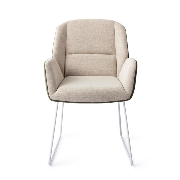 Myoko Popeye Eetkamerstoel - Slide White - {{ product.type }} - Kas20