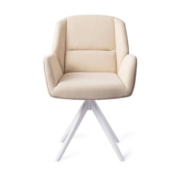 Myoko Sandy Hill Eetkamerstoel - Turn White - {{ product.type }} - Kas20