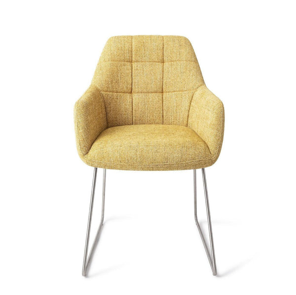 Noto eetkamerstoel - Bumble Bee, Slide Steel - {{ product.type }} - Kas20