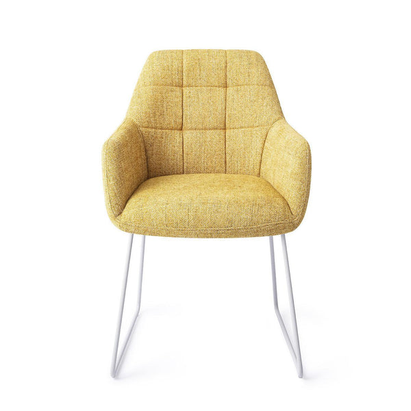 Noto eetkamerstoel - Bumble Bee, Slide White - {{ product.type }} - Kas20