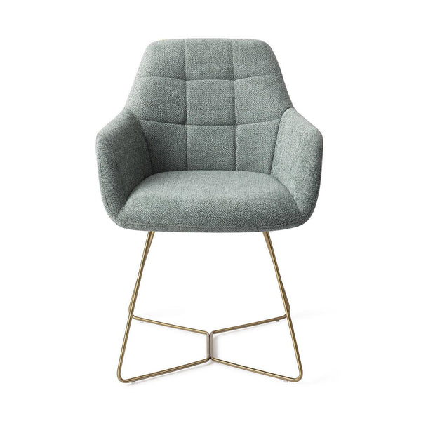 Noto eetkamerstoel - Real Teal, Beehive Gold - {{ product.type }} - Kas20
