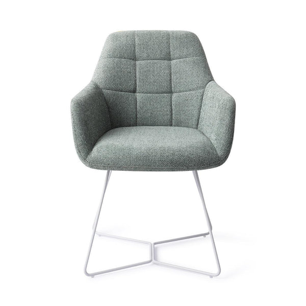 Noto eetkamerstoel - Real Teal, Beehive White - {{ product.type }} - Kas20