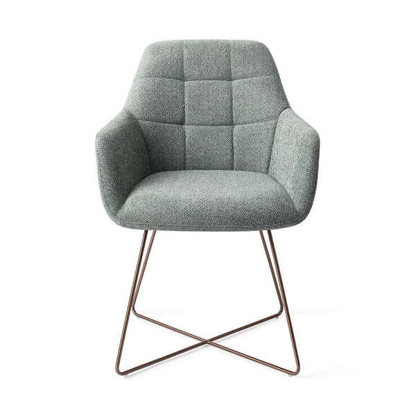 Noto eetkamerstoel - Real Teal, Cross Rose - {{ product.type }} - Kas20