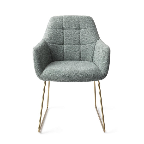 Noto eetkamerstoel - Real Teal, Slide Gold - {{ product.type }} - Kas20