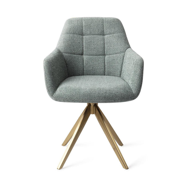Noto eetkamerstoel - Real Teal, Turn Gold - {{ product.type }} - Kas20