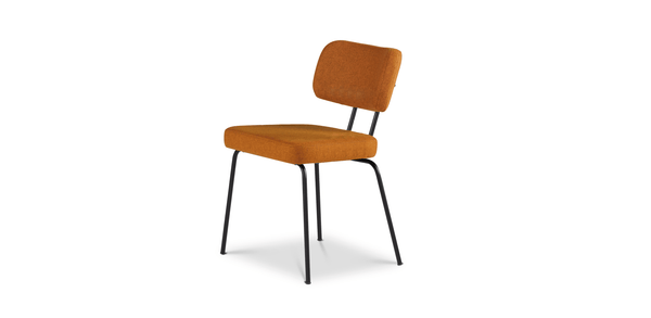 Ted Eetkamerstoel - New Wool Marroc - Zwart Onderstel - {{ product.type }} - Kas20
