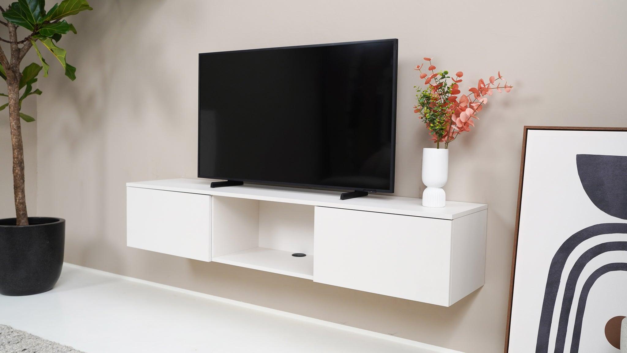 TV meubel - Beige  - 2 kleppen en open vak - {{ product.type }} - Kas20
