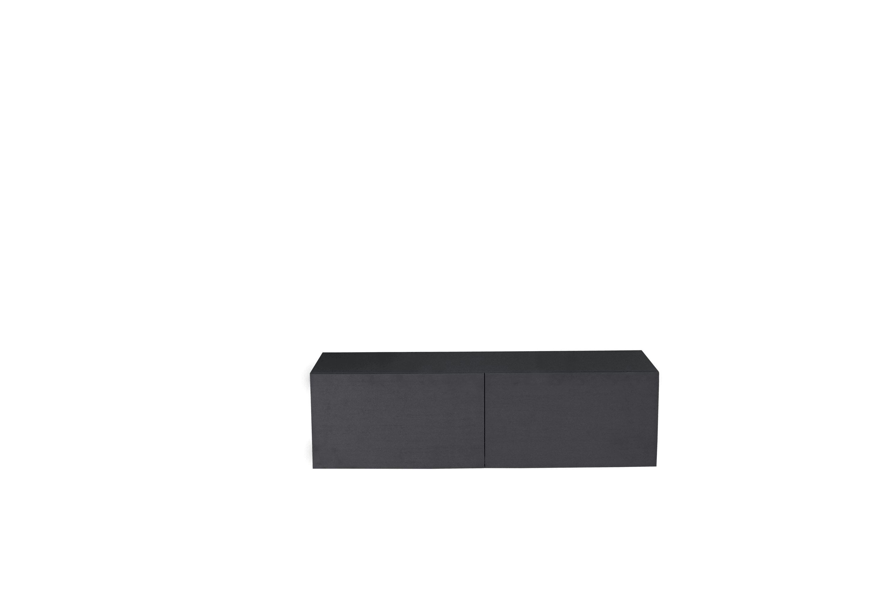 TV meubel - Eiken zwart- 2 kleppen - {{ product.type }} - Kas20