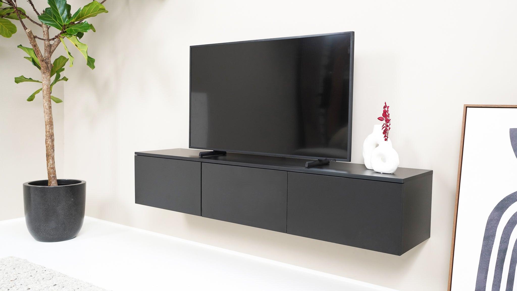 TV meubel - Zwart - 3 kleppen - {{ product.type }} - Kas20
