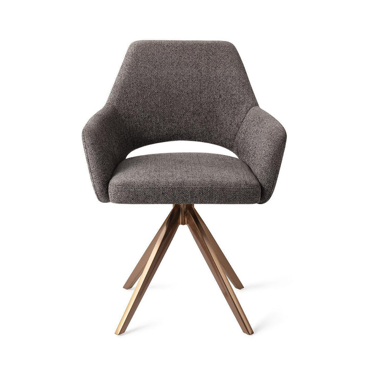 Yanai eetkamerstoel - Amazing Grey, Turn Rose - {{ product.type }} - Kas20