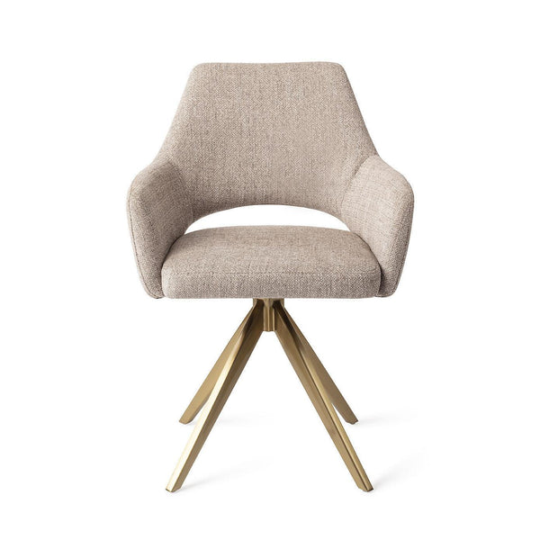 Yanai eetkamerstoel - Biscuit Beach, Turn Gold - {{ product.type }} - Kas20