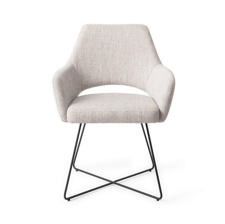 Yanai eetkamerstoel - Pigeon, Cross Black - {{ product.type }} - Kas20