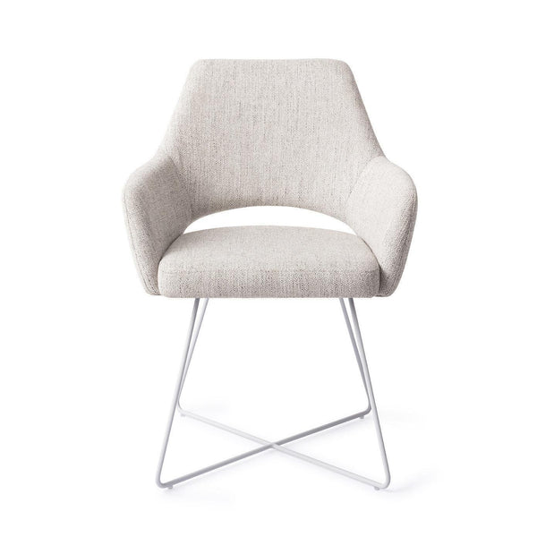 Yanai eetkamerstoel - Pigeon, Cross White - {{ product.type }} - Kas20