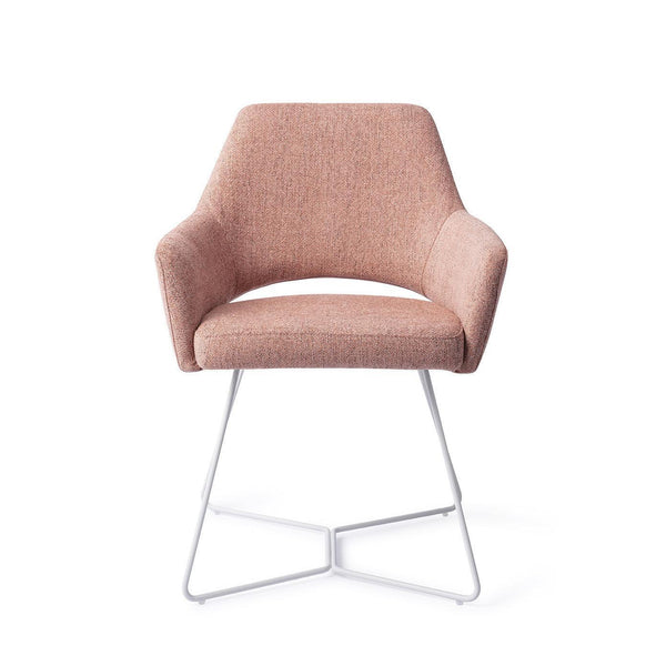 Yanai eetkamerstoel - Pink Punch, Beehive White - {{ product.type }} - Kas20