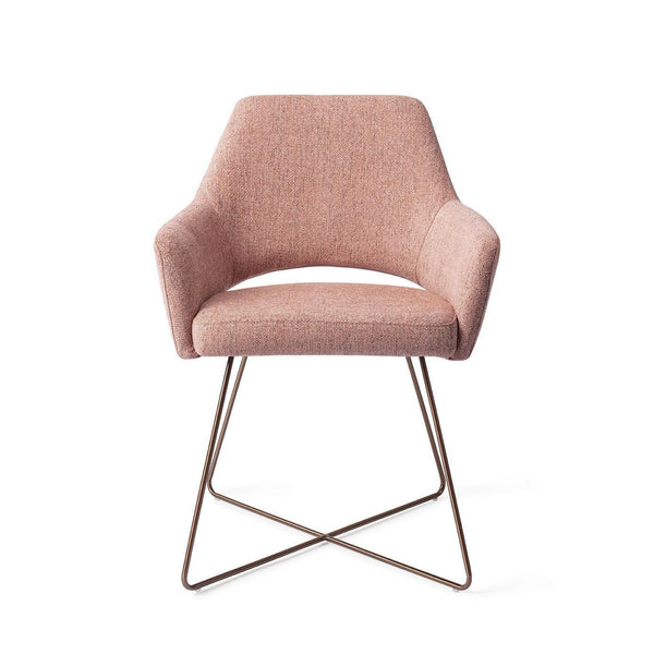 Yanai eetkamerstoel - Pink Punch, Cross Rose - {{ product.type }} - Kas20