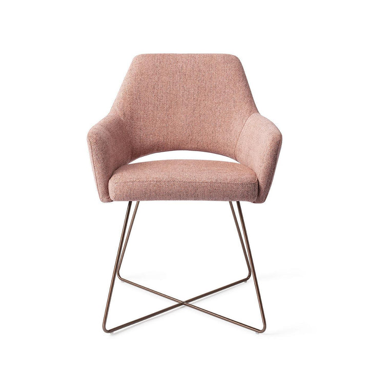 Yanai eetkamerstoel - Pink Punch, Cross Rose - {{ product.type }} - Kas20