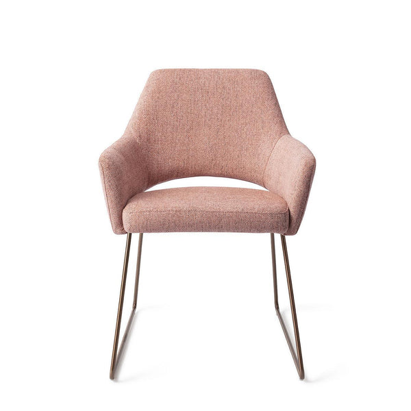 Yanai eetkamerstoel - Pink Punch, Slide Rose - {{ product.type }} - Kas20