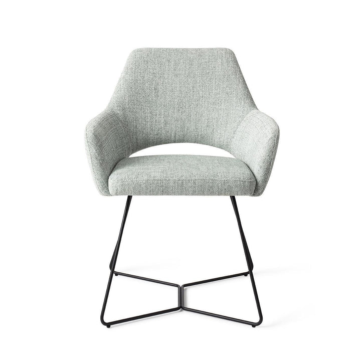 Yanai eetkamerstoel - Soft Sage, Beehive Black - {{ product.type }} - Kas20