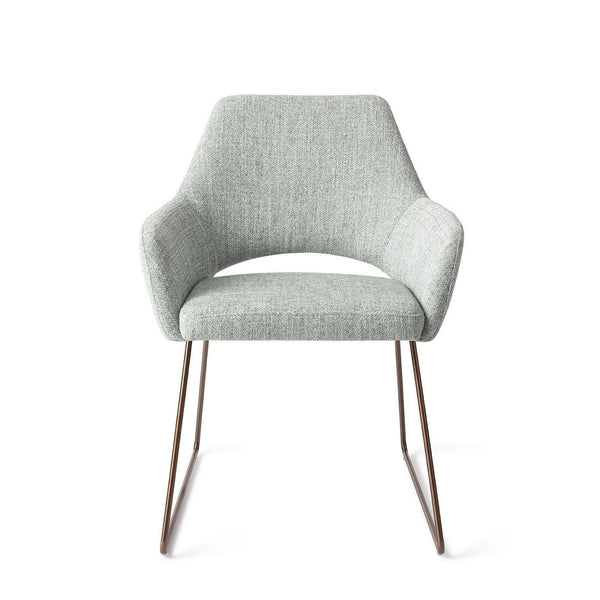 Yanai eetkamerstoel - Soft Sage, Slide Rose - {{ product.type }} - Kas20