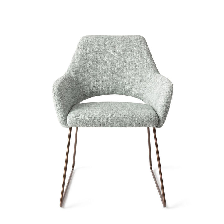 Yanai eetkamerstoel - Soft Sage, Slide Rose - {{ product.type }} - Kas20