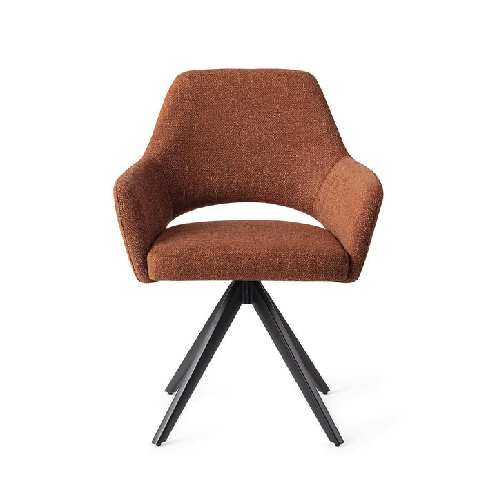 Yanai eetkamerstoel - Tuscan Terra, Turn Black - {{ product.type }} - Kas20