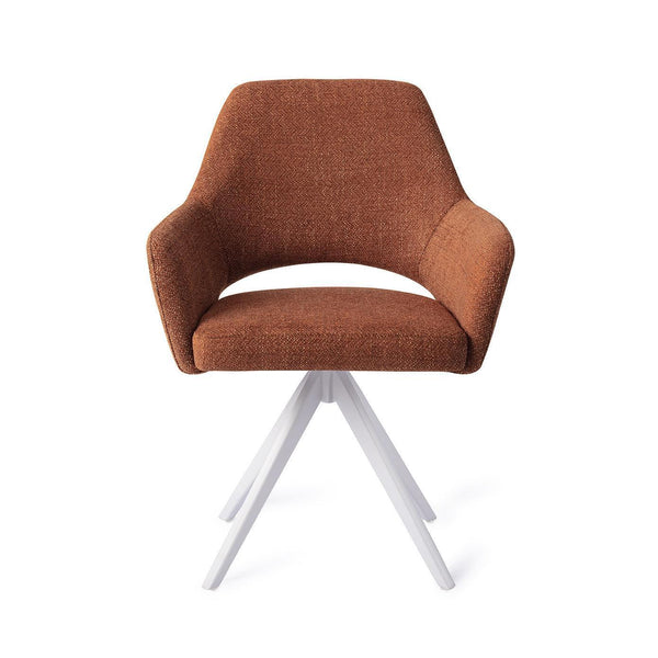 Yanai eetkamerstoel - Tuscan Terra, Turn White - {{ product.type }} - Kas20